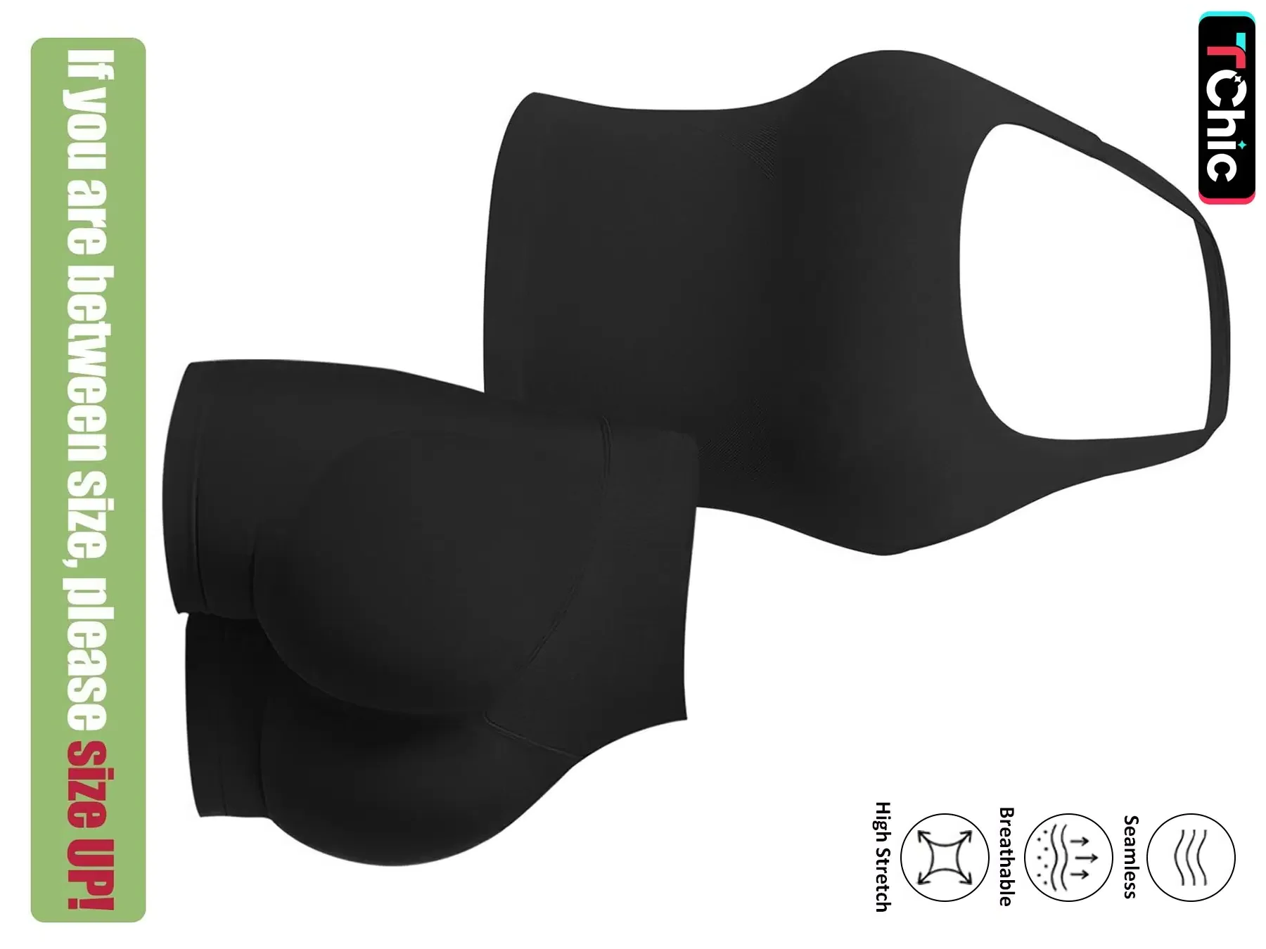 Seamless Workout Halter Tank Top & Gym Scrunched Shorts Sports Set